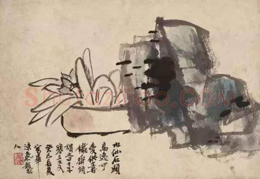 吴昌硕笔下的水仙，淡雅又清香四溢 | 书画科普