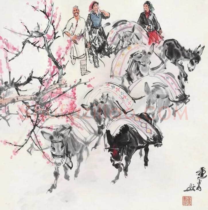 黄胄高清作品欣赏,喜欢书画者不可错过! | 书画常识