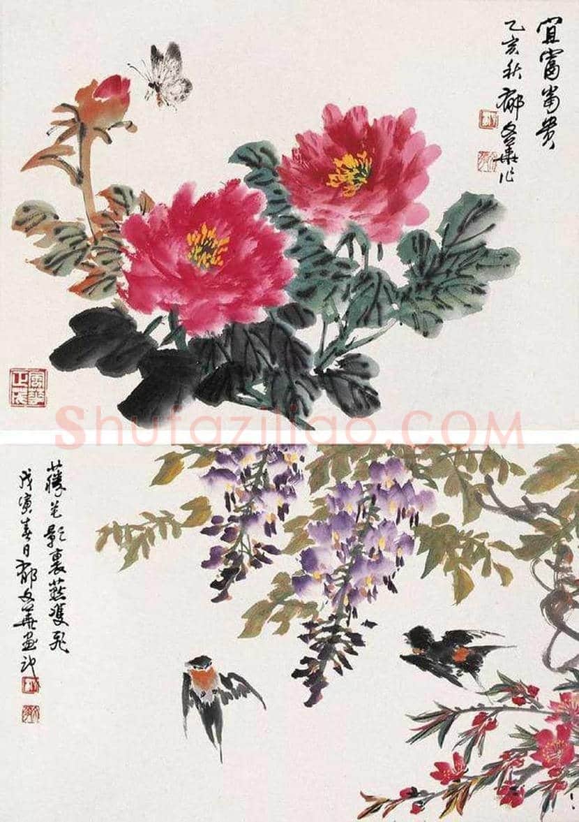 郁文华作品欣赏 | 书画资料