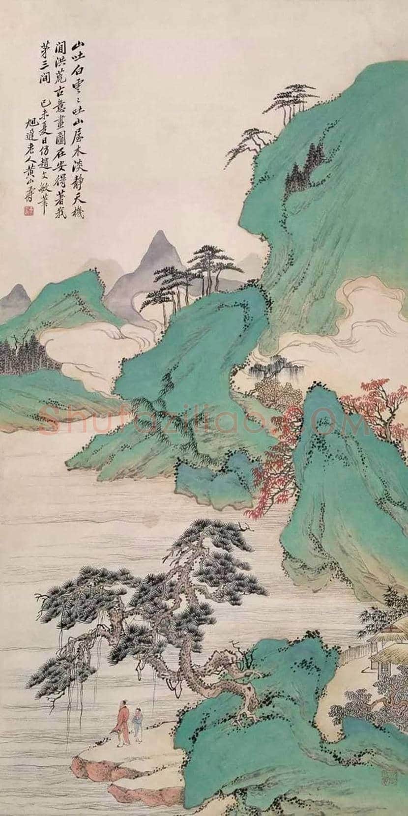 黄山寿山水画作品欣赏 | 书画科普