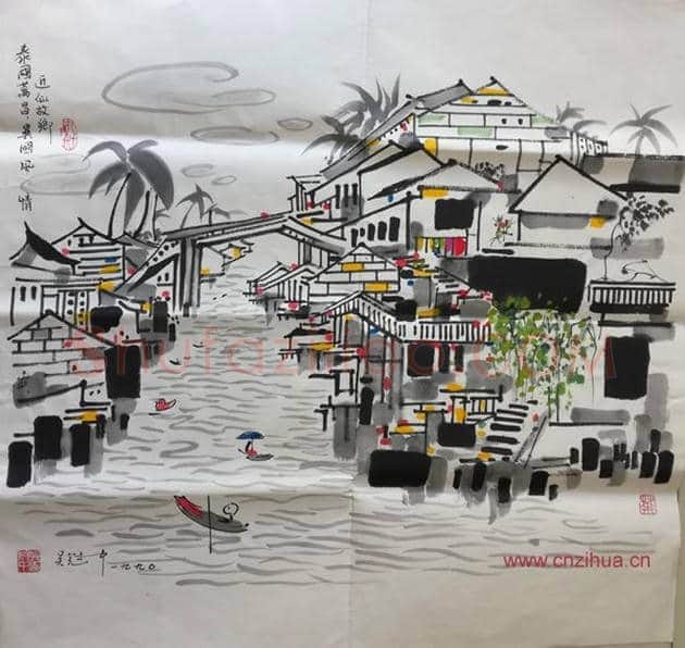 通过吴冠中笔下的《房子》教你如何看懂抽象画 | 书画文摘