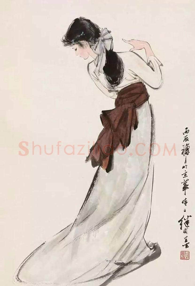 刘继卣先生笔下美女画欣赏 | 书画百科