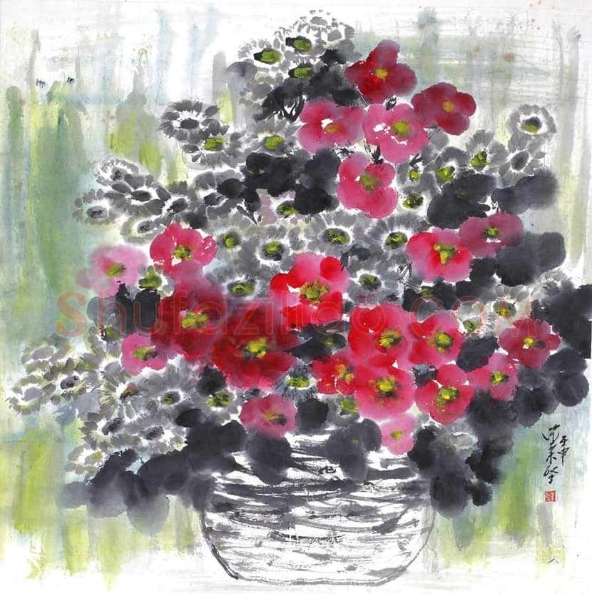 沈柔坚花鸟画作品欣赏 | 书画科普