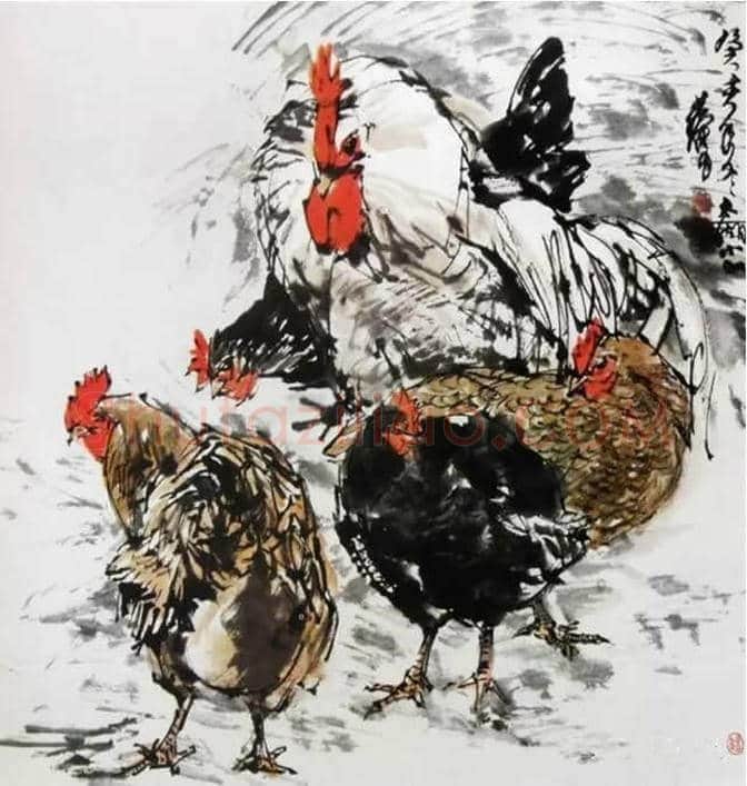 黄胄笔下的鸡也同样精彩 | 书画百科