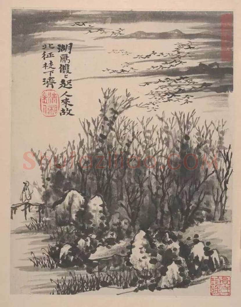 石涛《野色册页》欣赏 | 书画资料
