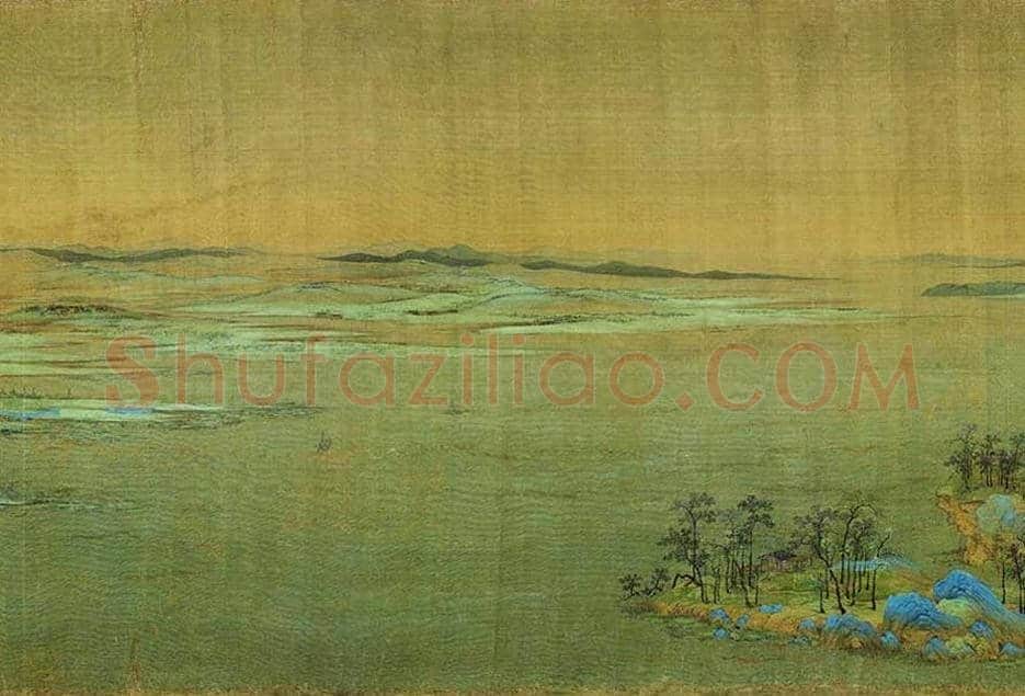 北宋王希孟《千里江山图卷》欣赏 | 书画学堂