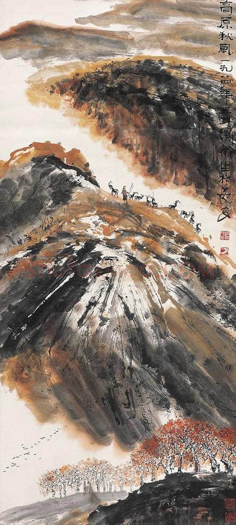 方济众山水画作品欣赏 | 书画学堂