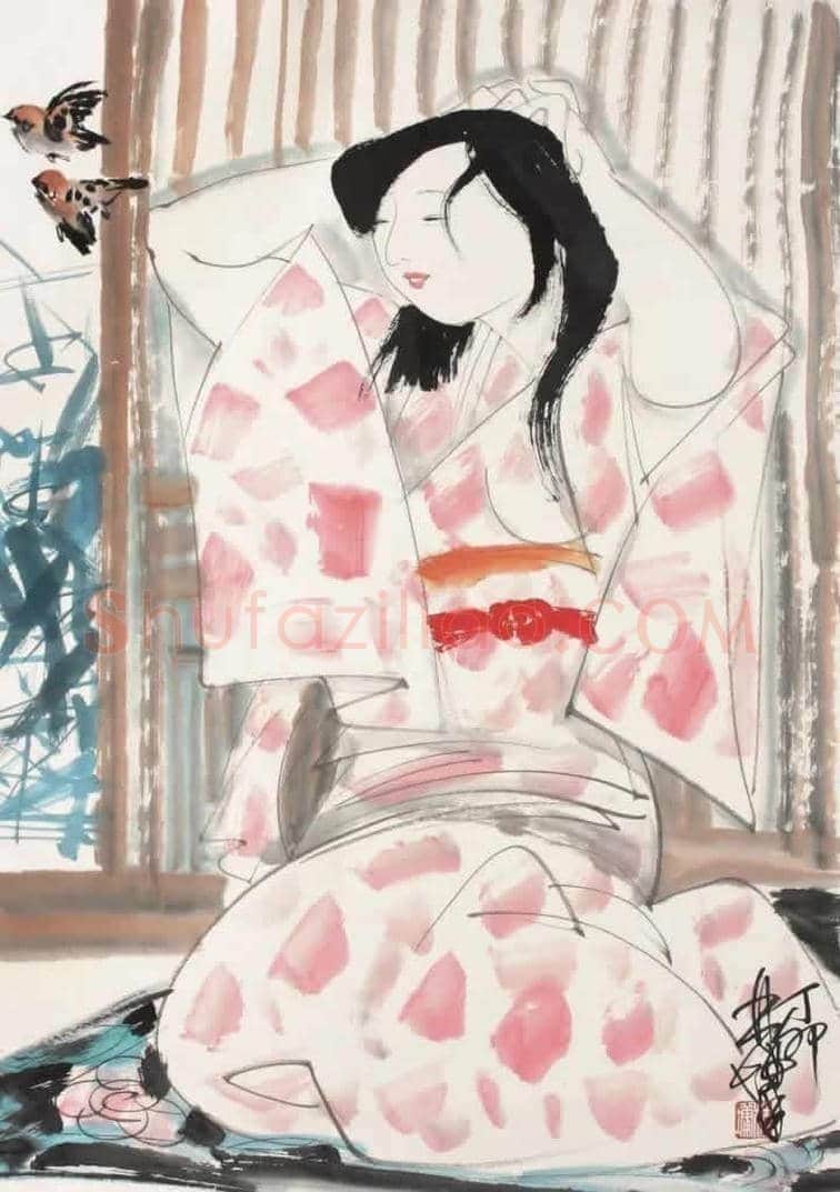 林墉精品水墨人物作品欣赏 | 书画讲解