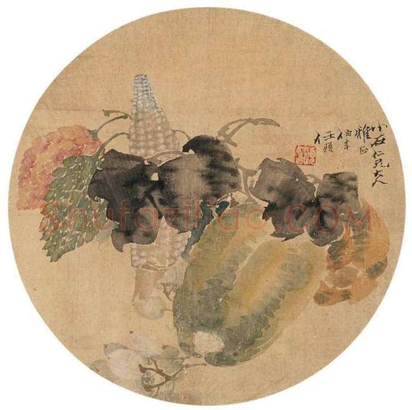 任伯年扇面作品欣赏 | 书画资料