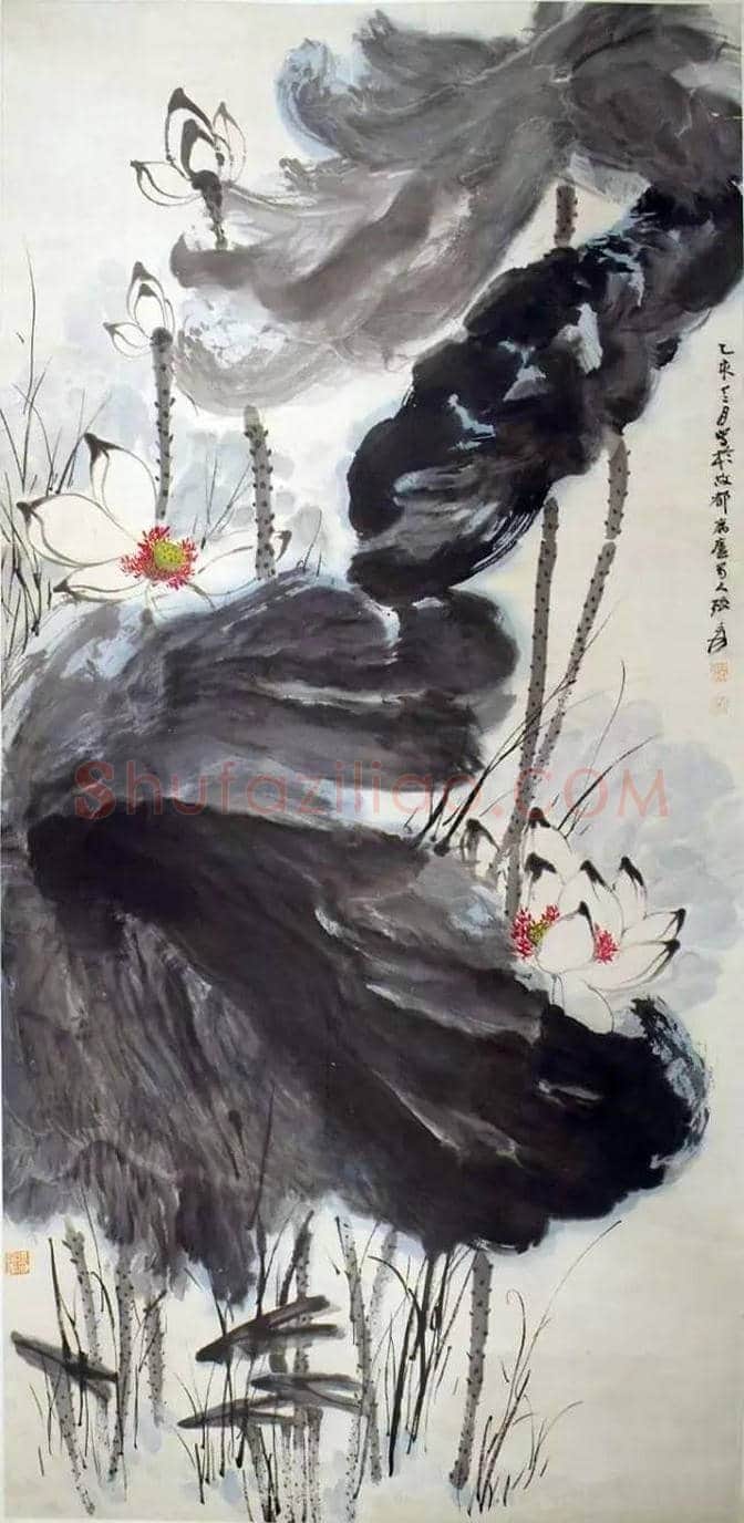 国画大师张大千的百荷图欣赏！ | 书画文摘