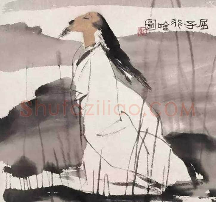 卢沉水墨人物画作品欣赏 | 书画资料