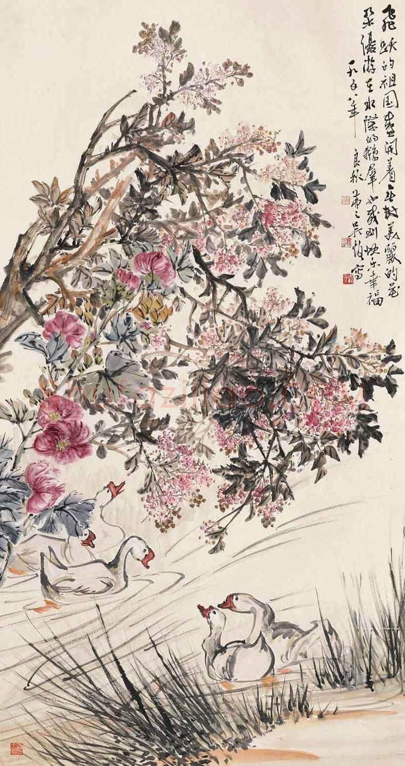 吴茀之花鸟画作品欣赏 | 书画常识