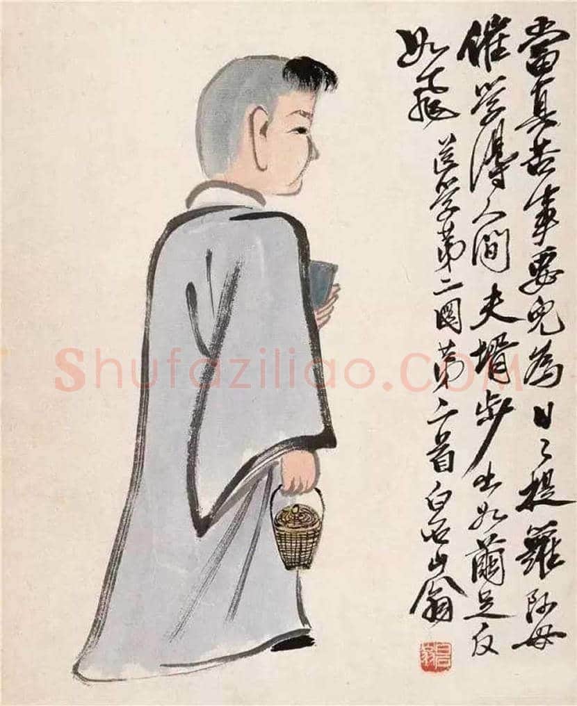 齐白石《人物册》欣赏 | 书画常识