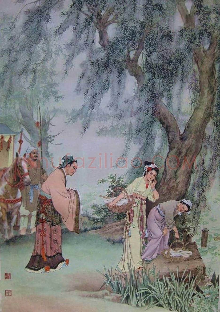刘旦宅人物故事画图赏 | 书画百科