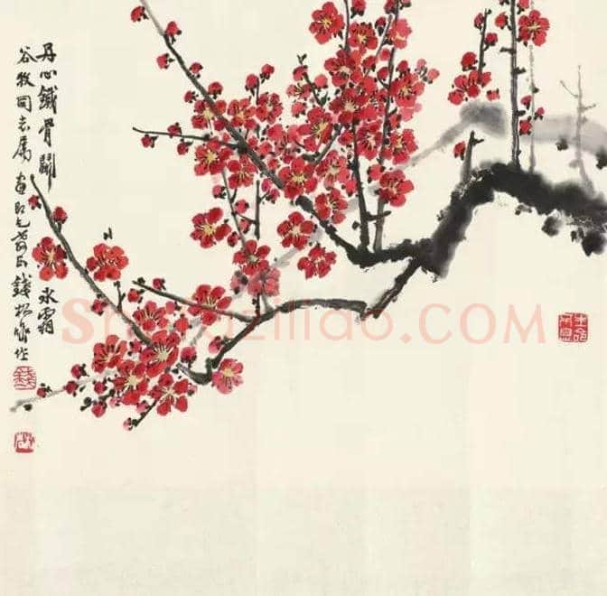 钱松喦花鸟画欣赏【20幅】 | 书画文摘