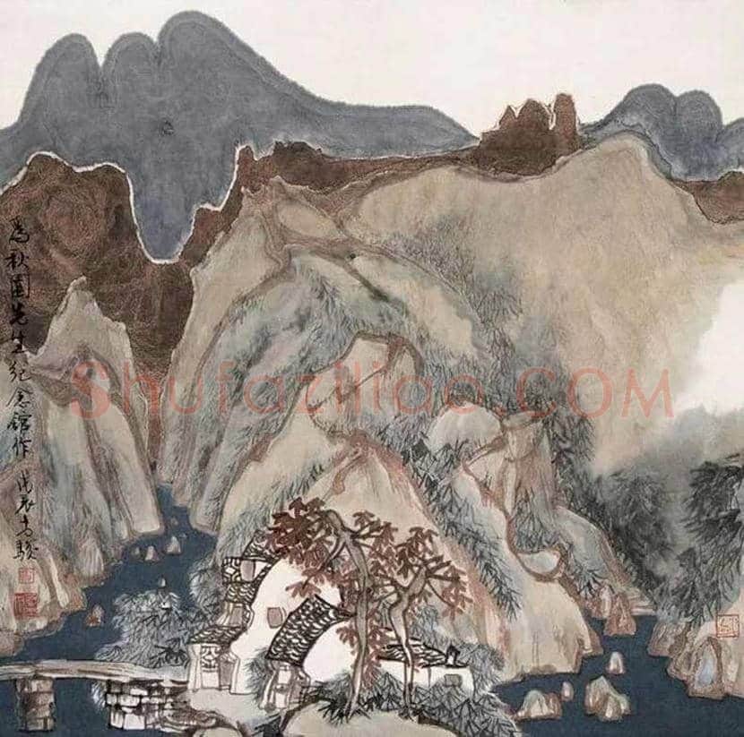 方骏山水画作品欣赏 | 书画常识