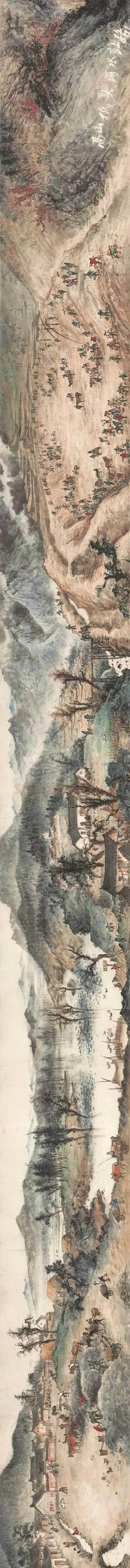 关山月《山村跃进图》欣赏 | 书画学堂