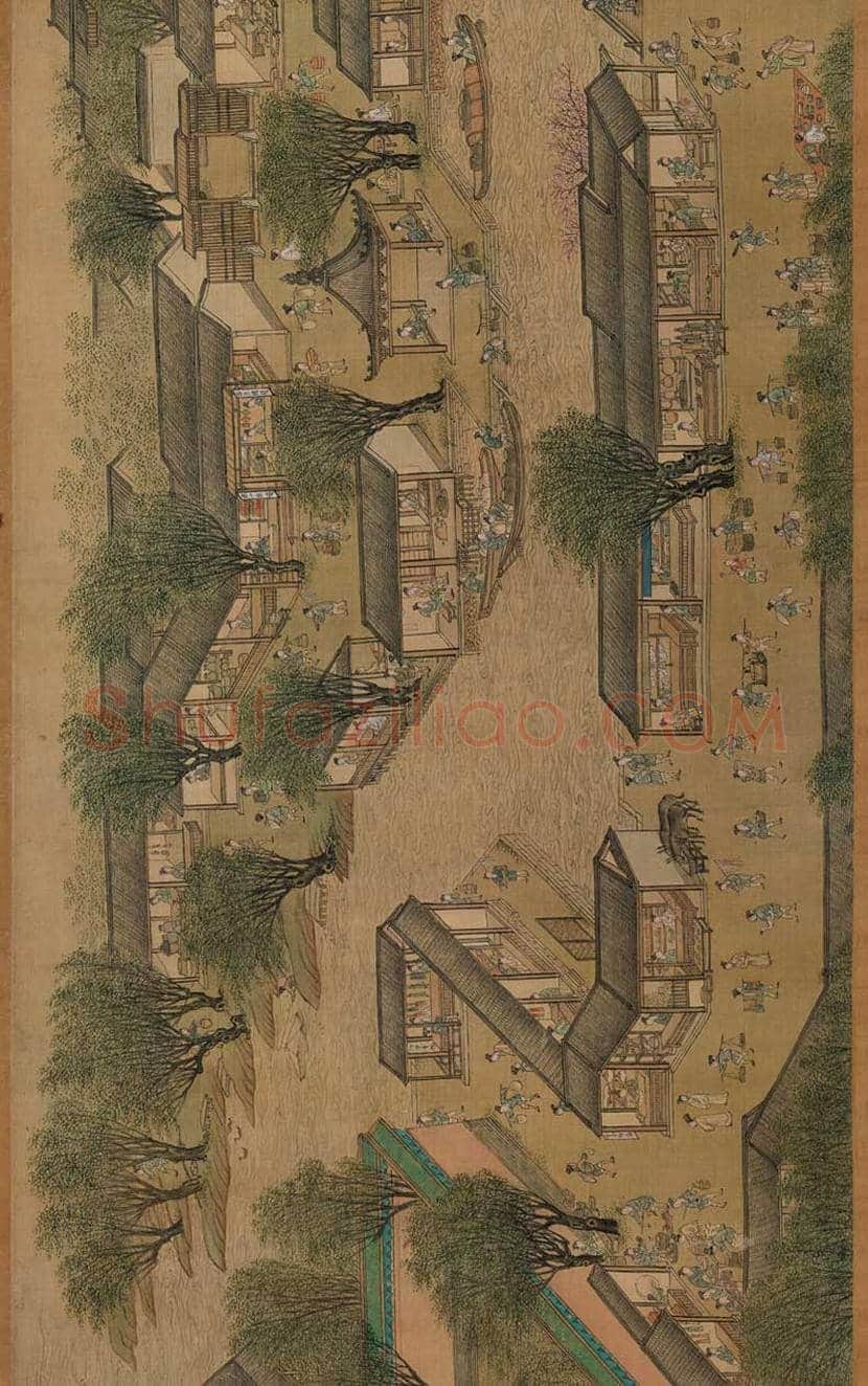 仇英《清明上河图》 欣赏 | 著名国画图片