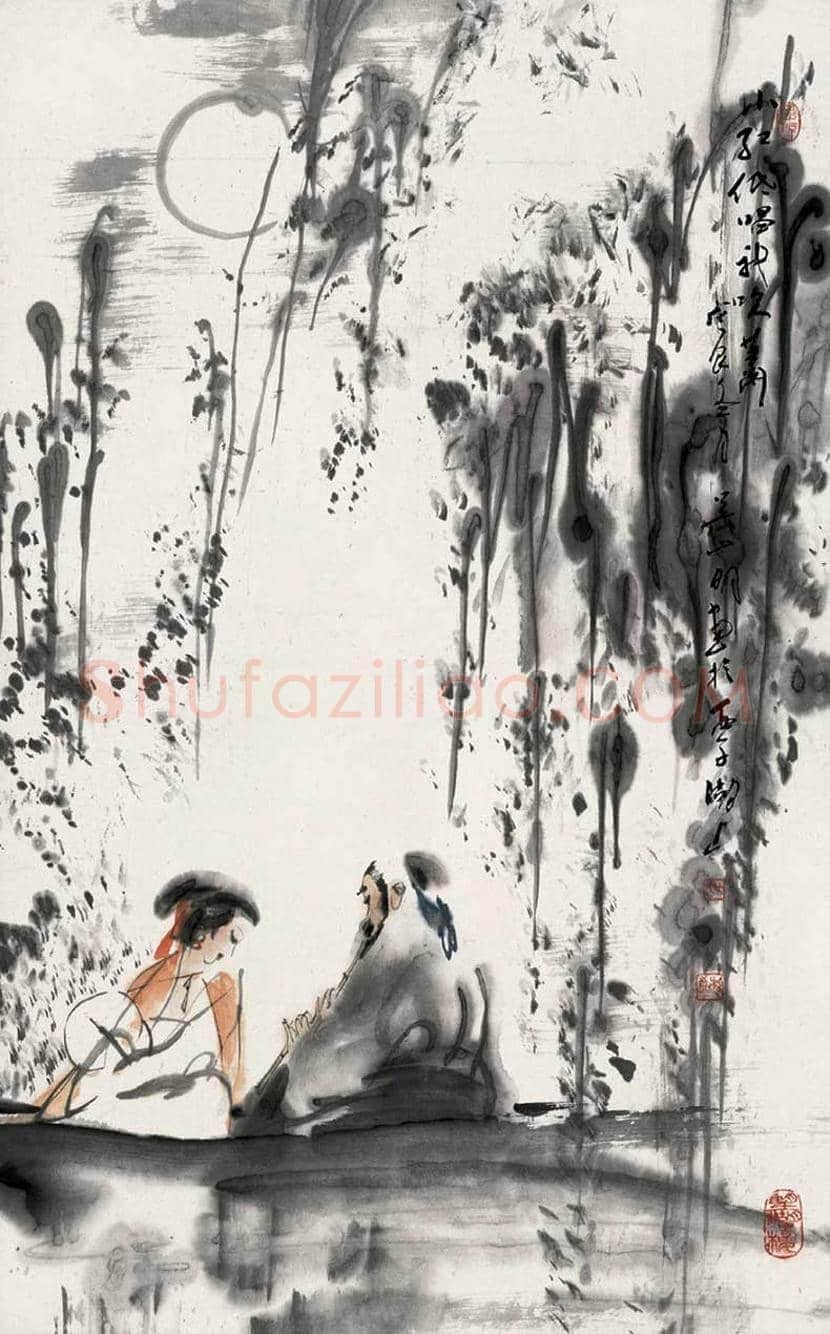 吴山明人物画作品欣赏 | 书画学堂
