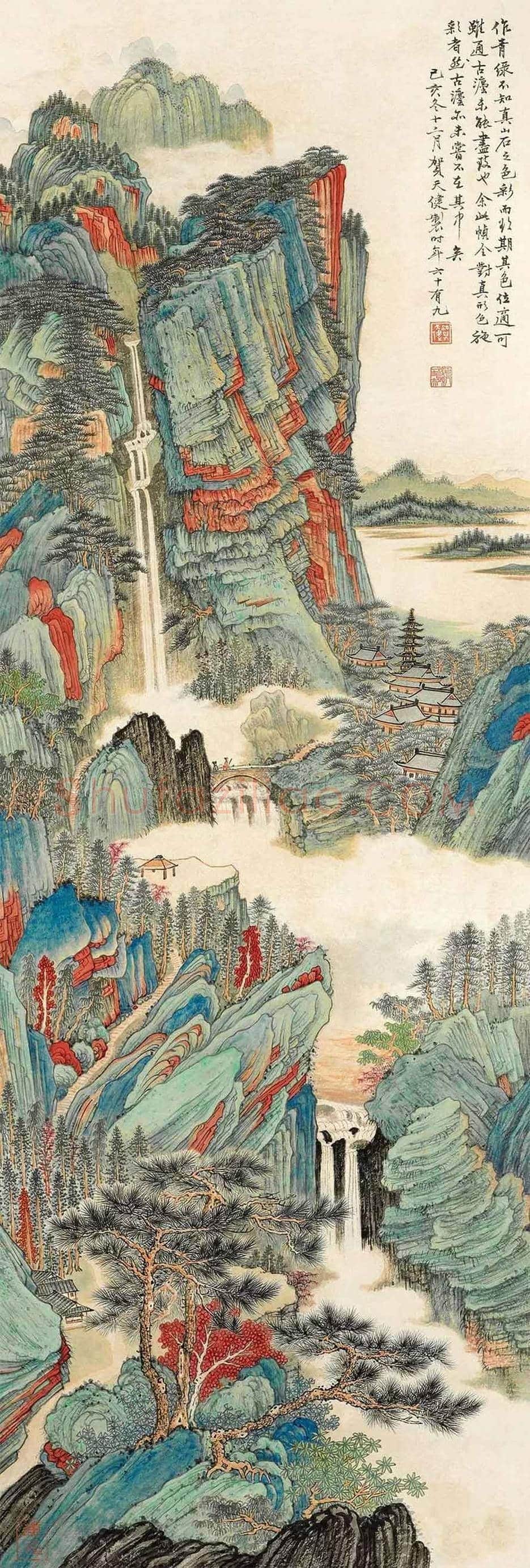贺天健作品价格，多少钱一平尺？ | 书画常识