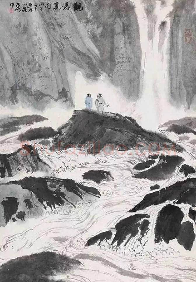 傅抱石等金陵五大家山水画作品欣赏 | 书画文摘
