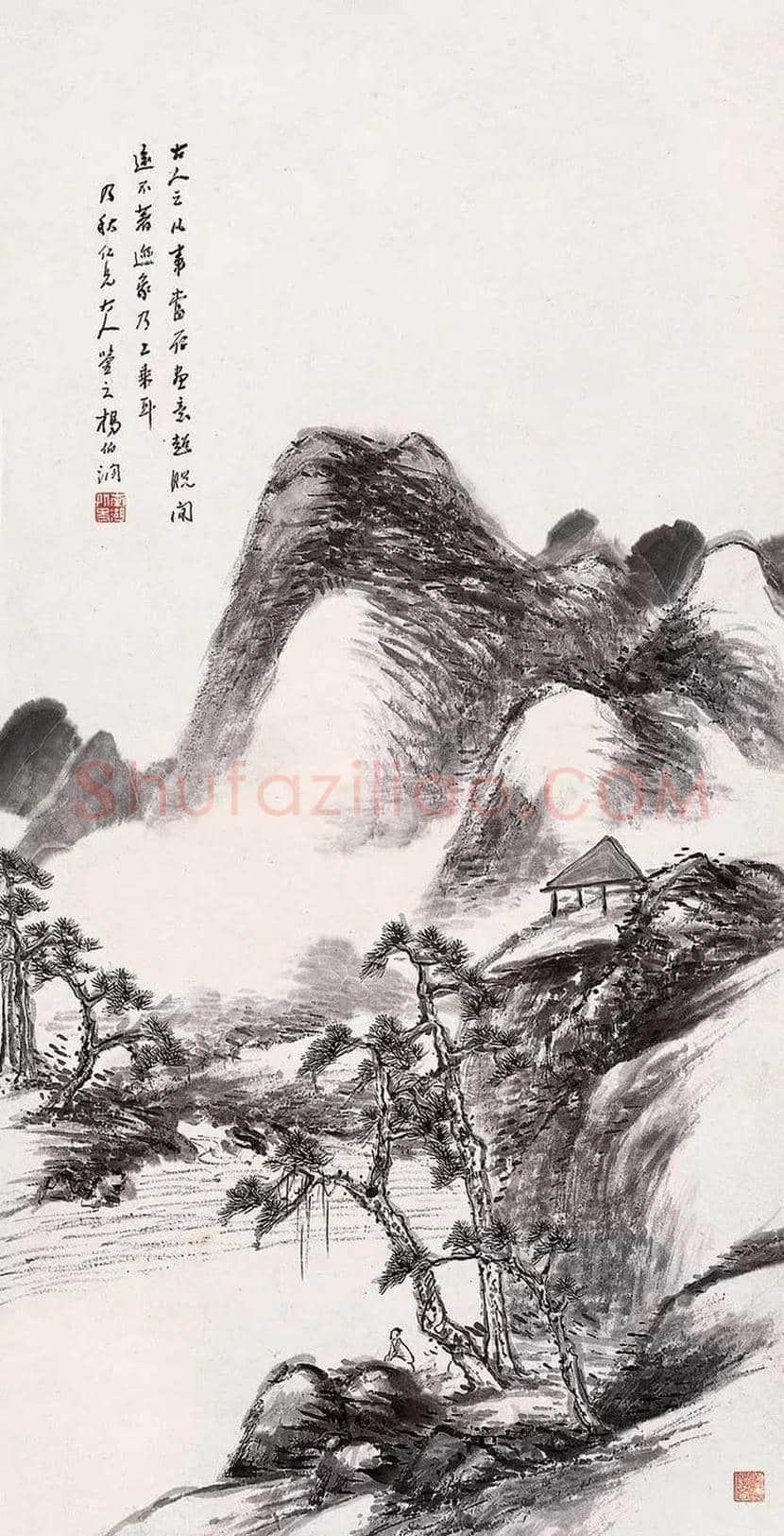 杨伯润山水画欣赏 | 书画知识