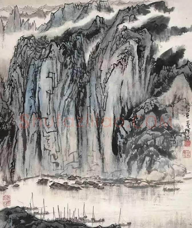 傅抱石等金陵五大家山水画作品欣赏 | 书画文摘