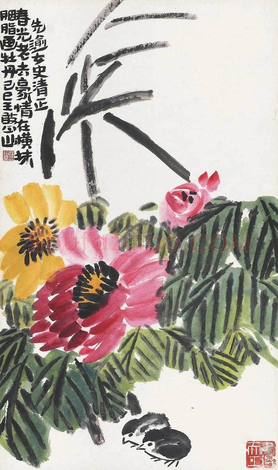 王憨山花鸟画作品欣赏 | 书画资料