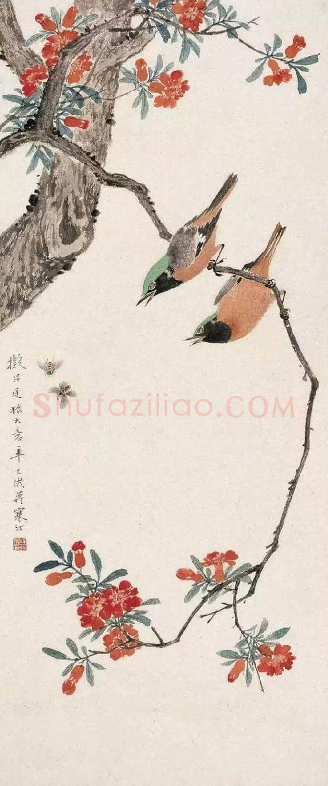 海派画家四大名旦的花鸟画作欣赏 | 书画科普