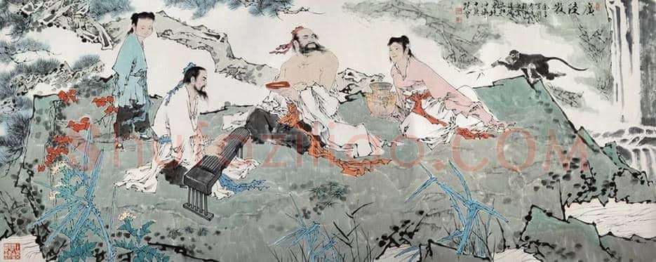 范曾作品《广陵散》赏析 | 书画学堂