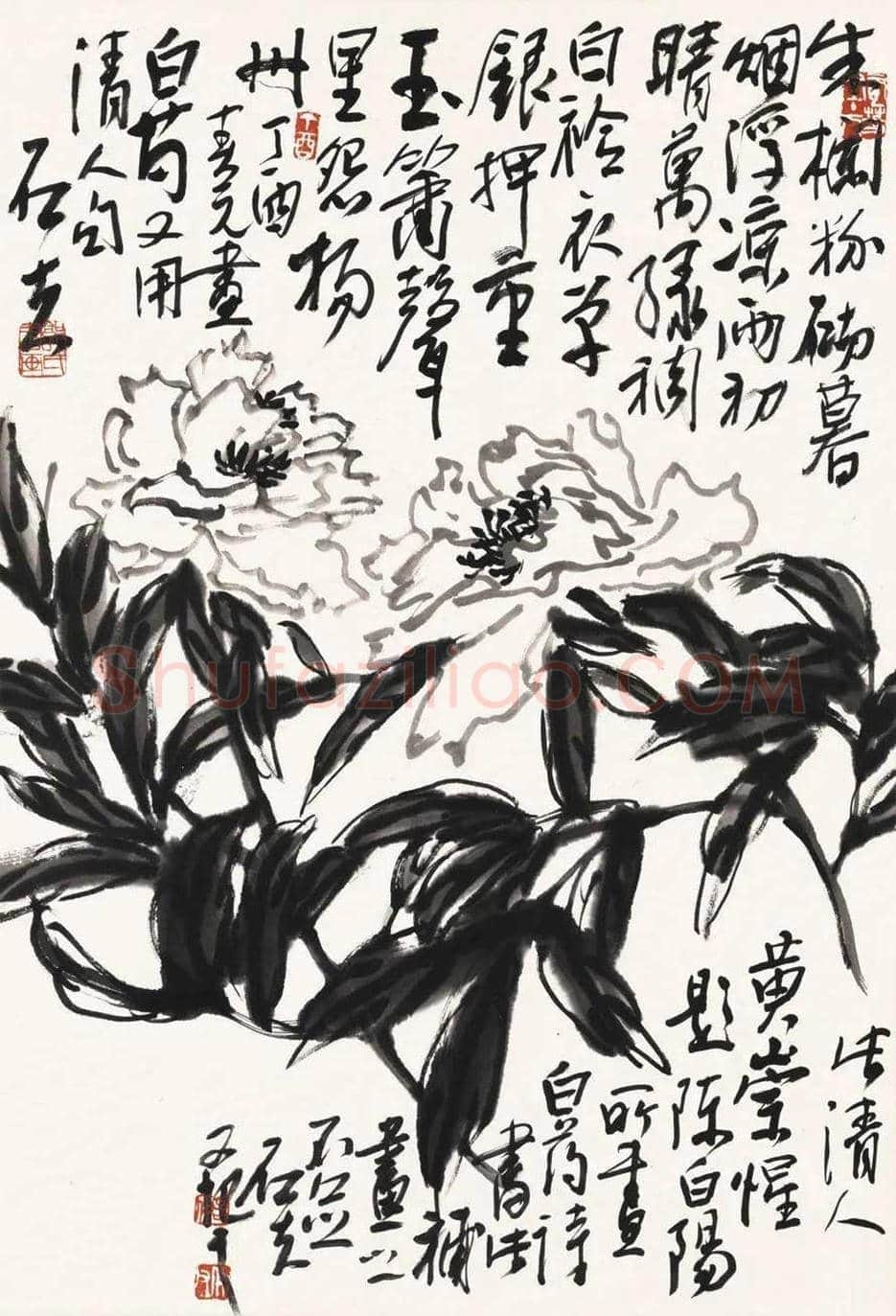 郭石夫花鸟作品欣赏 | 书画科普