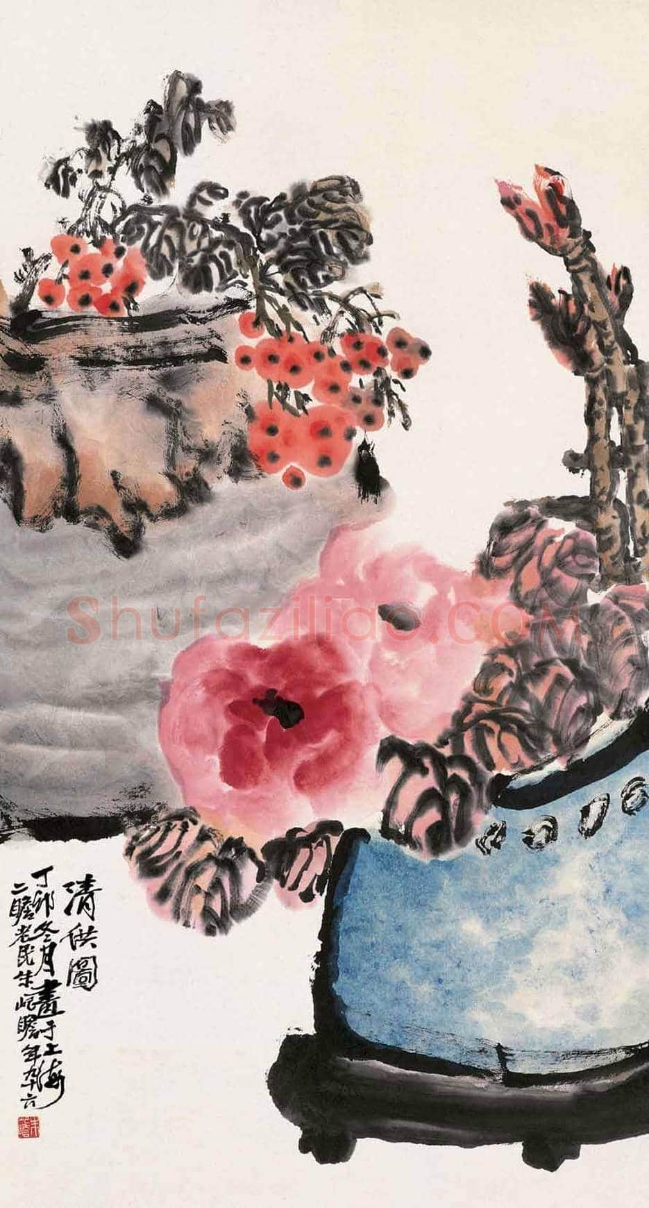 朱屺瞻国画作品欣赏 | 书画科普
