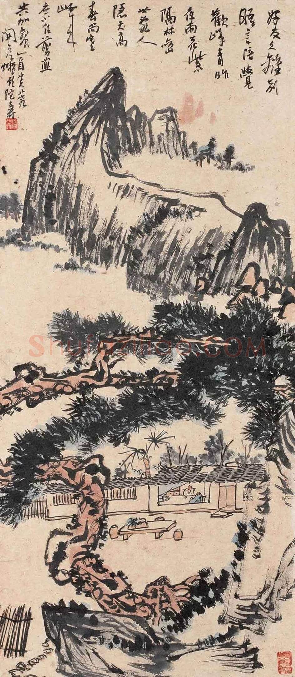 潘天寿山水画欣赏 | 书画科普