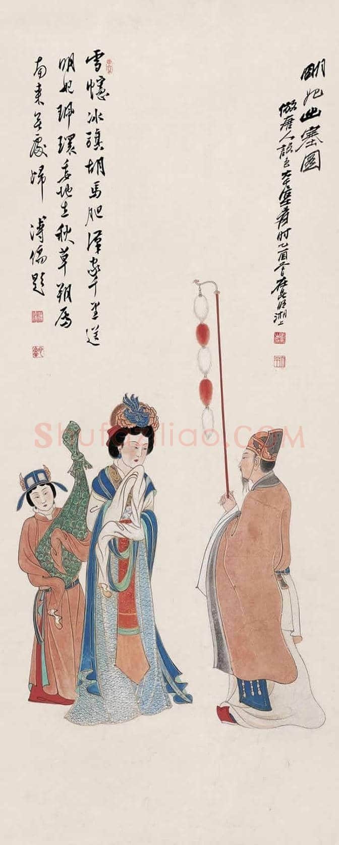 画坛巨匠张大千:创作数百幅《仕女图》 | 书画常识