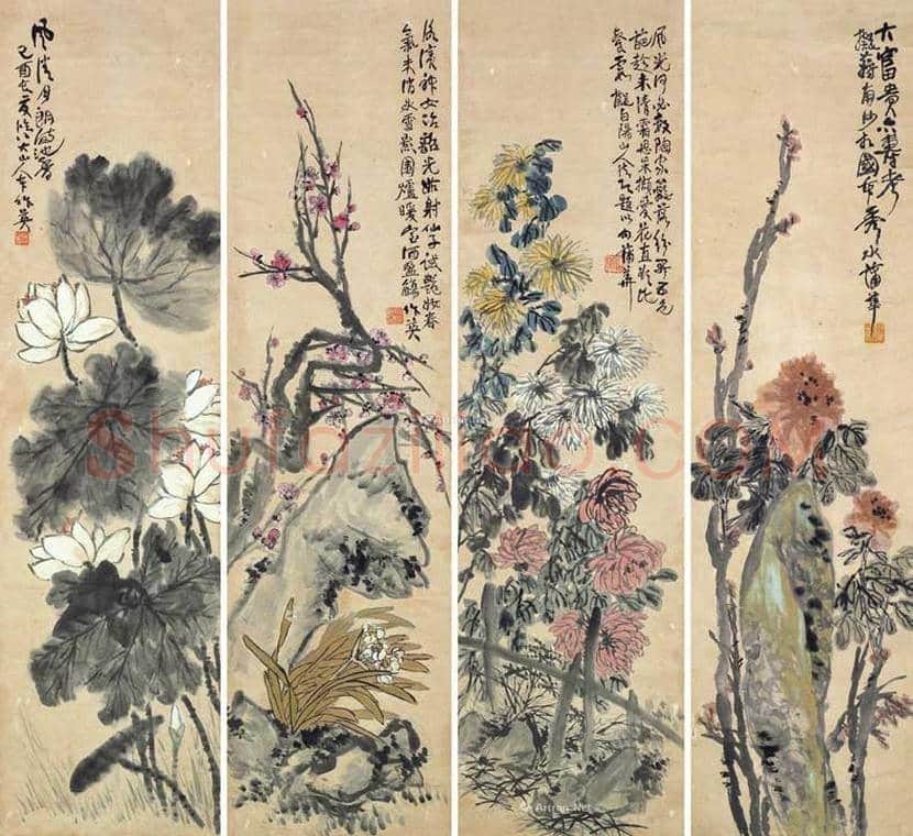 蒲华作品欣赏 | 书画资料