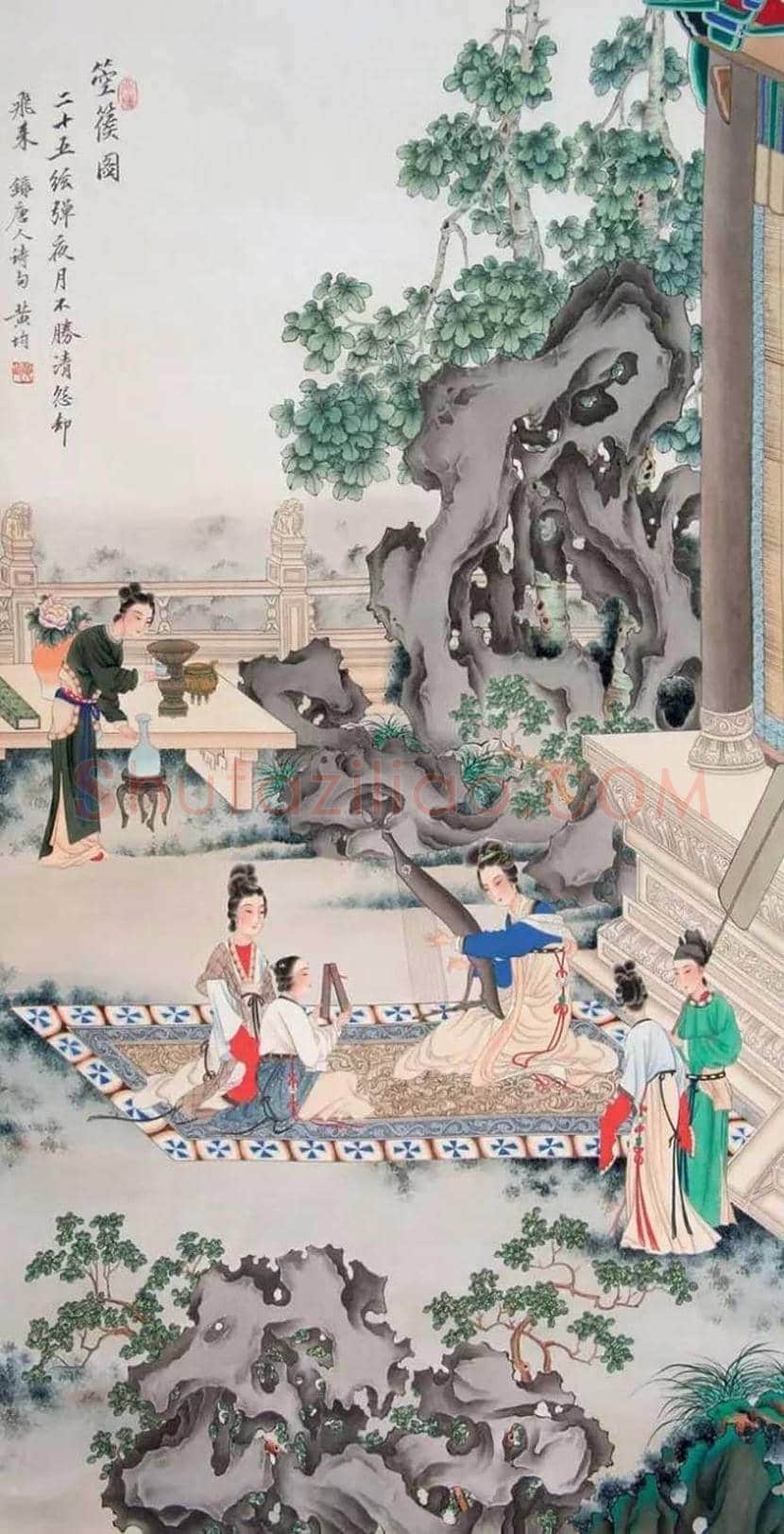 黄均工笔人物画欣赏 | 书画资料