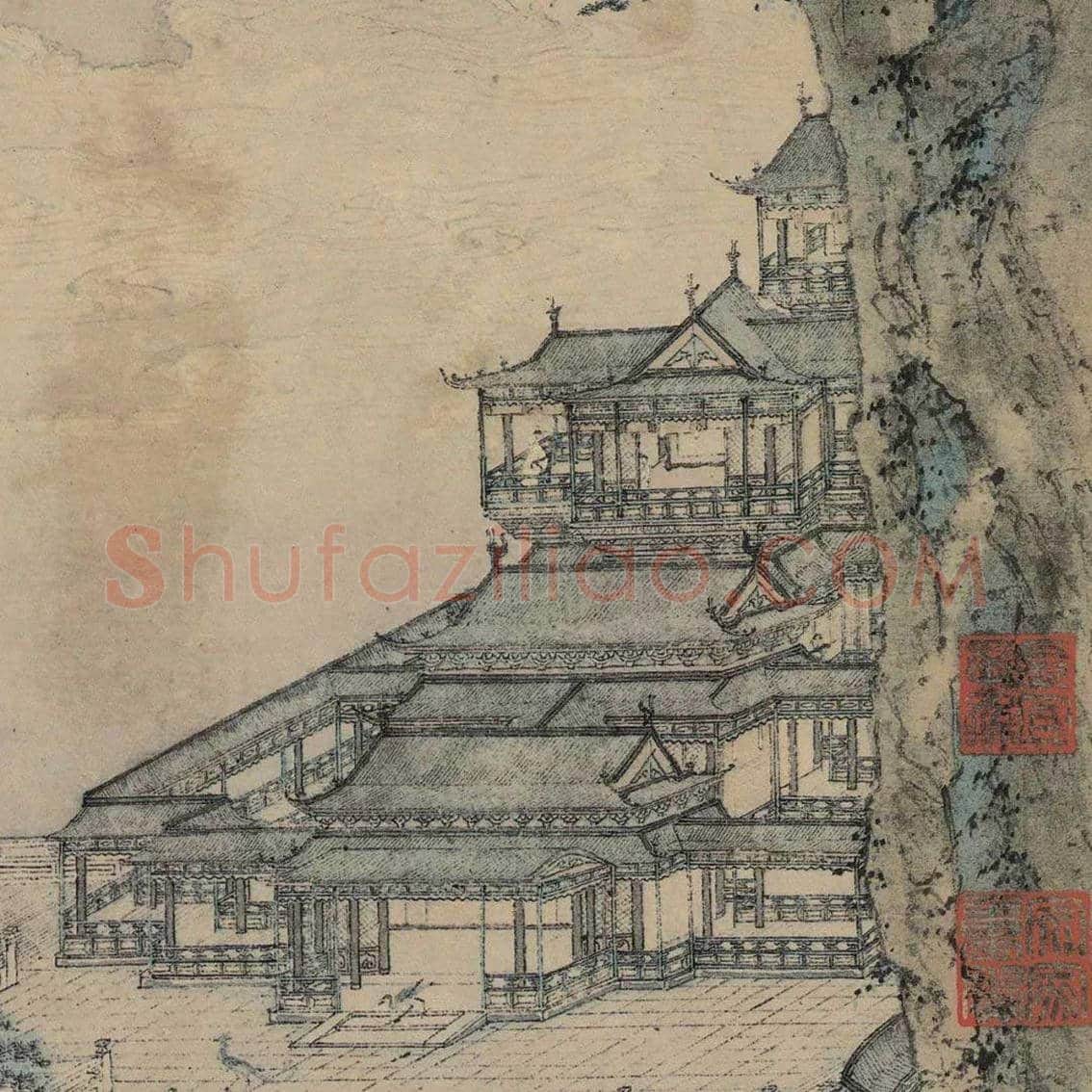 仇英·仙山与桃源 | 书画文摘