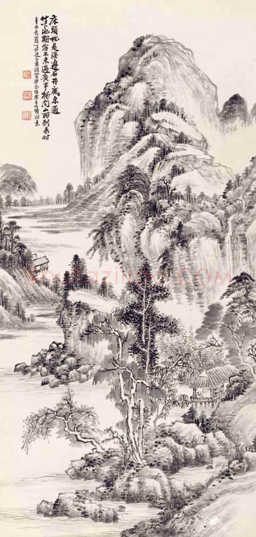 萧俊贤山水画欣赏 | 书画常识