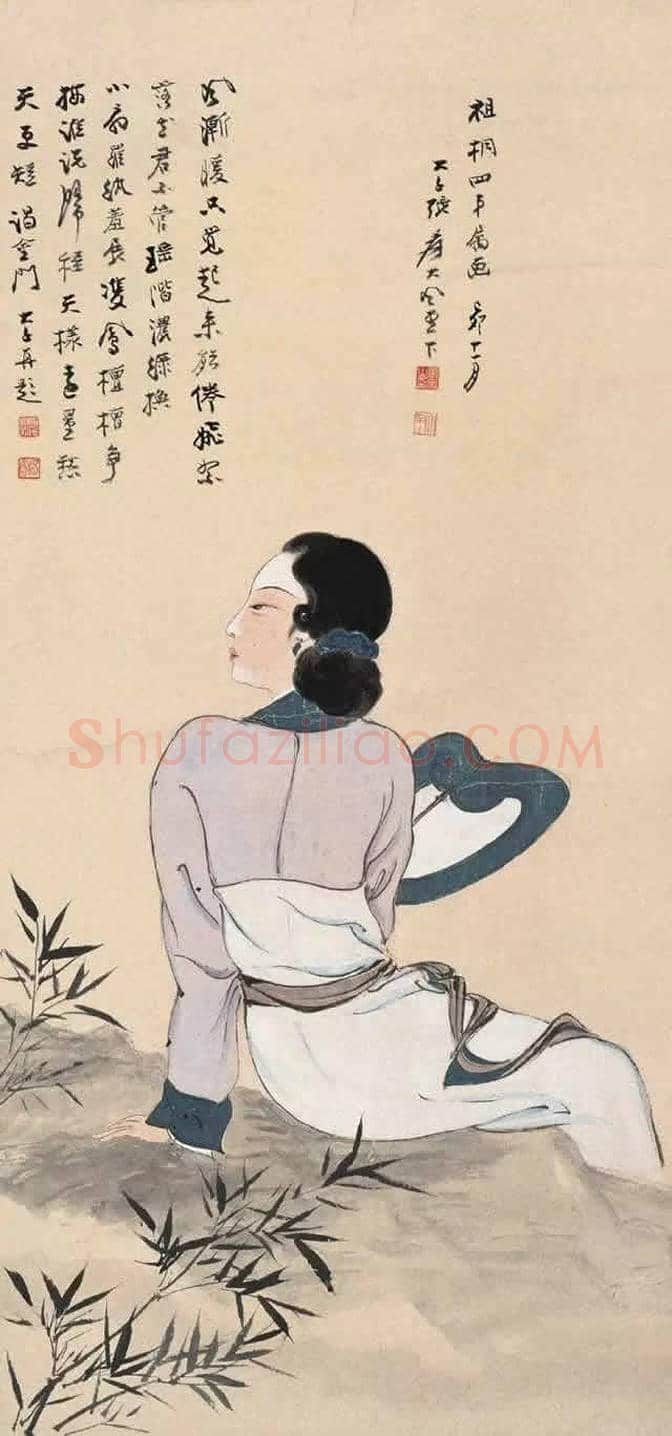 画坛巨匠张大千:创作数百幅《仕女图》 | 书画常识