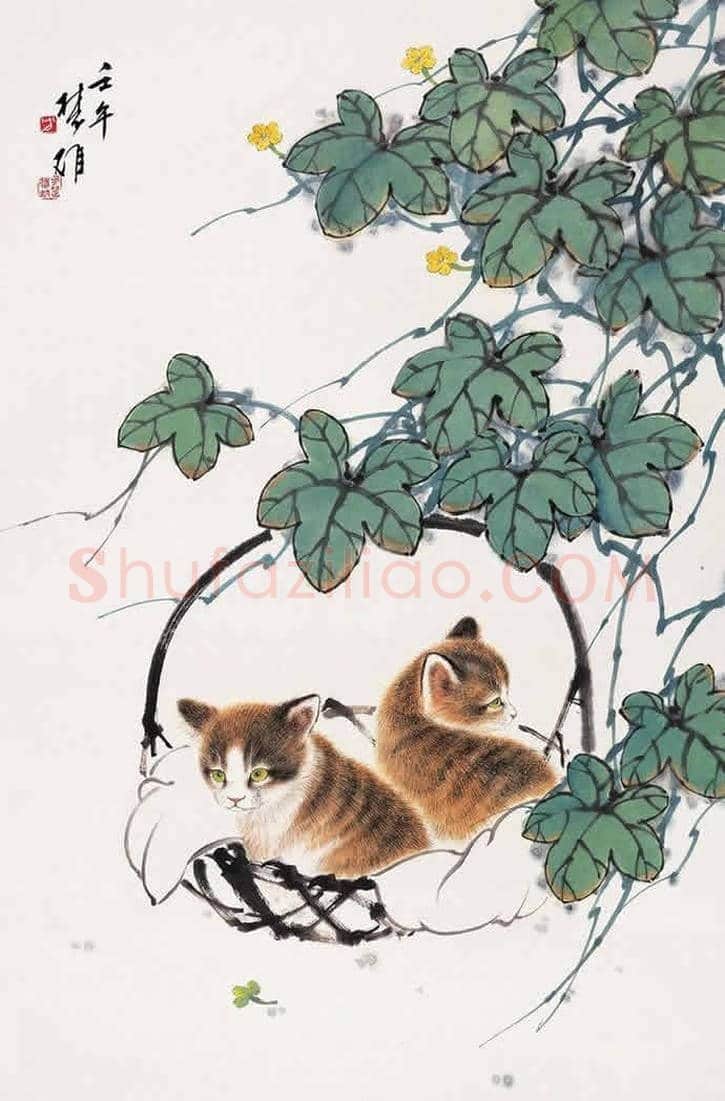 方楚雄工笔动物欣赏,很有乡土气息 | 书画资料