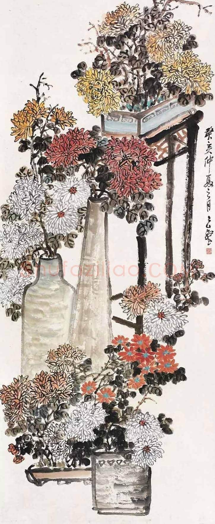 史上最全《岁朝清供图》:潘天寿、张大千、梅兰芳等 | 书画学堂
