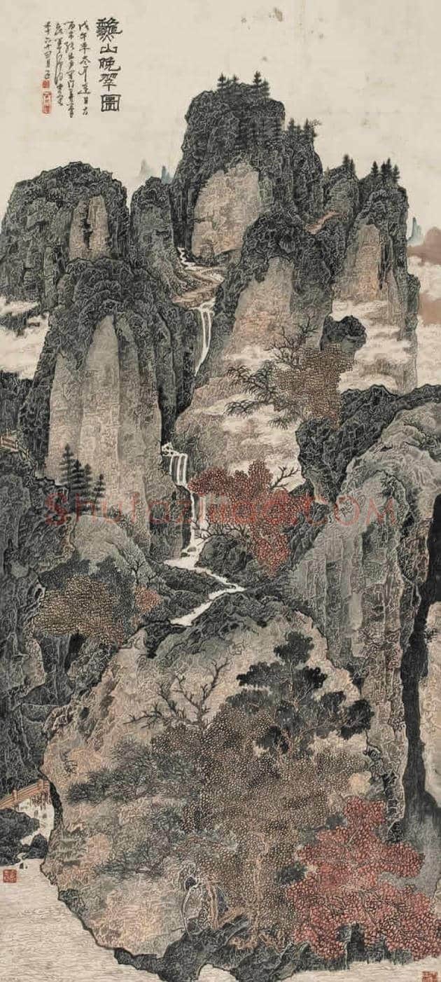 绘画奇人黄秋园作品欣赏(100幅) | 书画百科