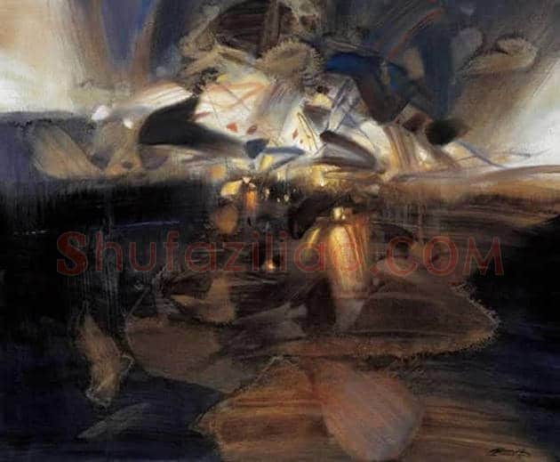 朱德群(1951-2004期间)作品欣赏 | 书画百科