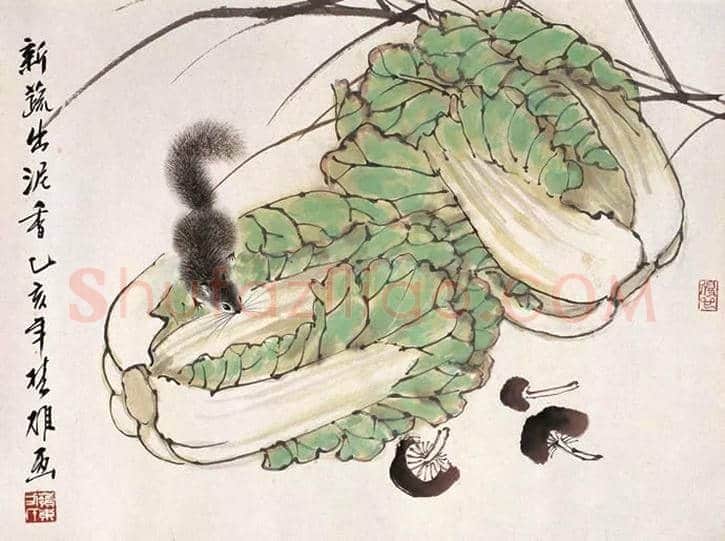 方楚雄工笔动物欣赏,很有乡土气息 | 书画资料