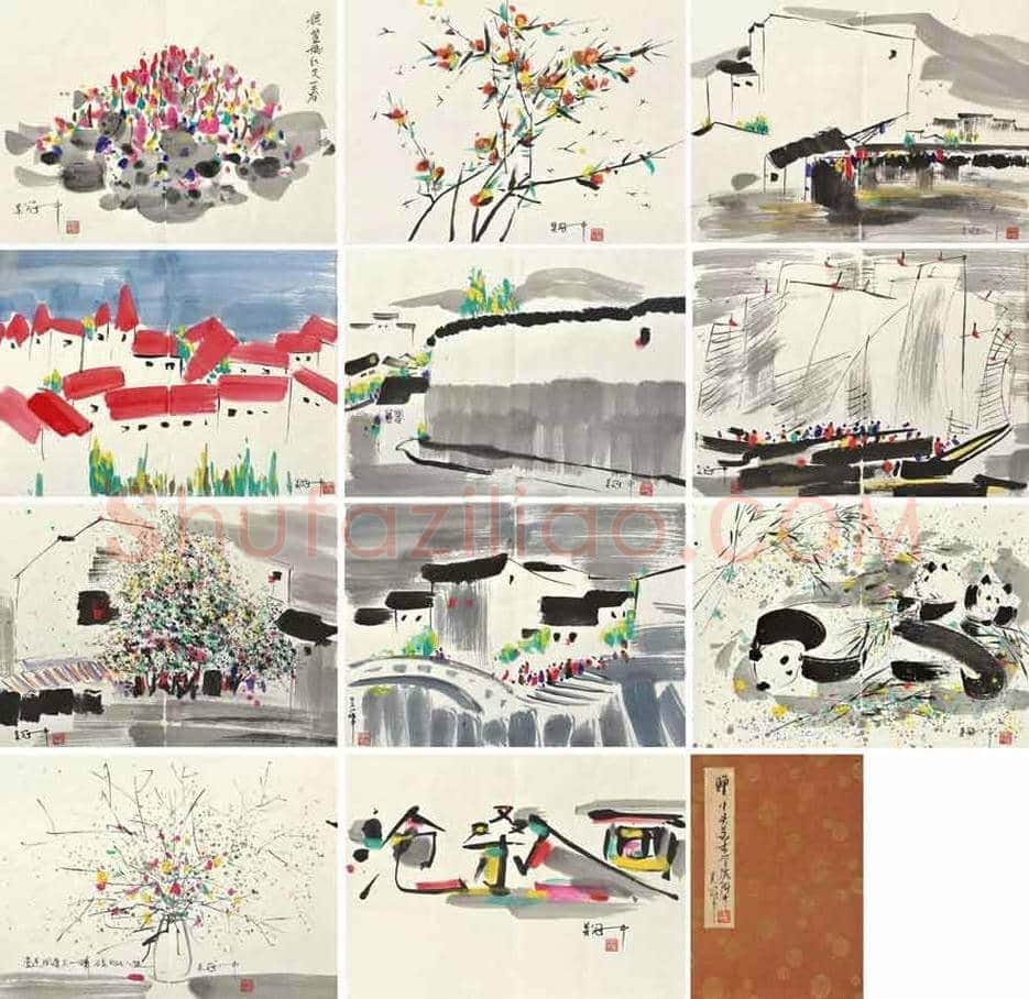 吴冠中国画成交价格记录 | 书画百科