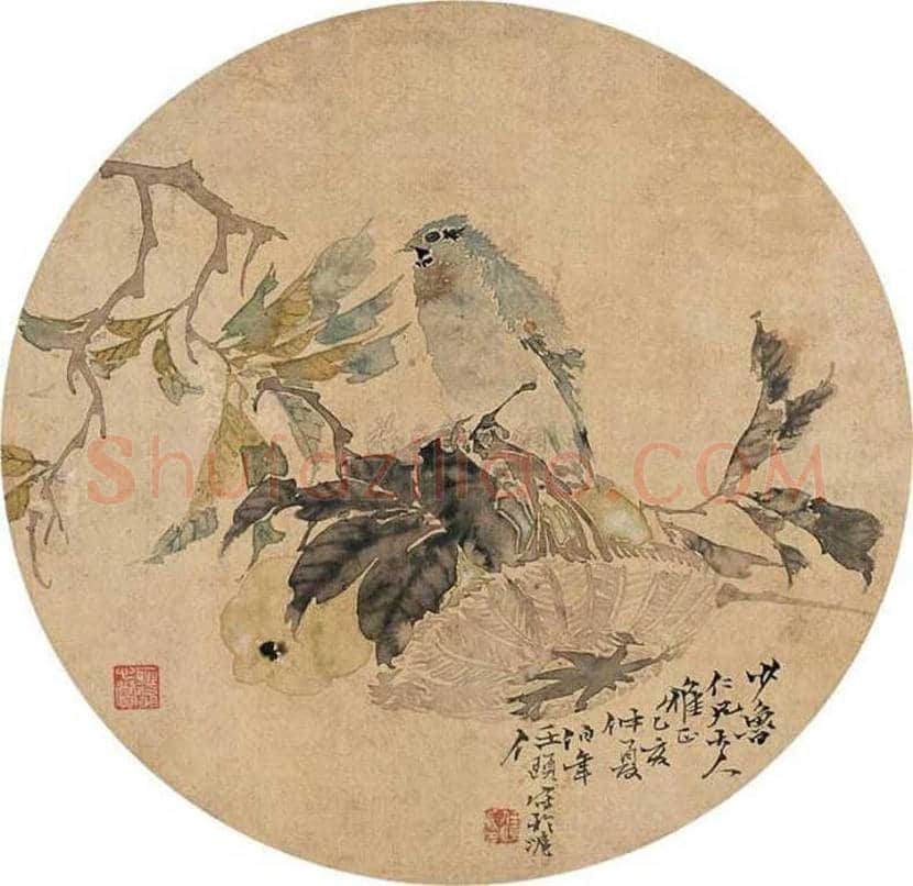 任伯年扇面作品欣赏 | 书画资料