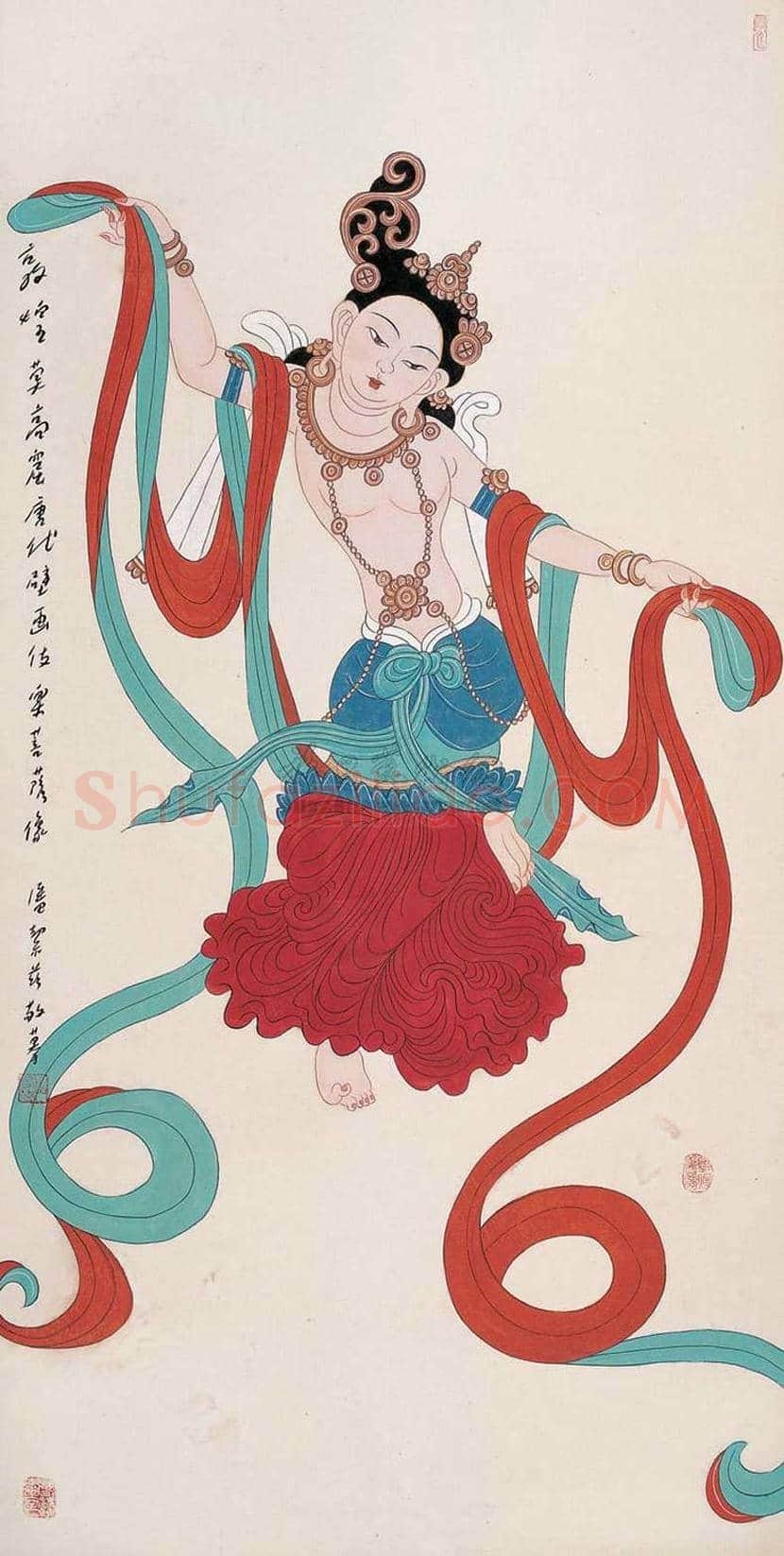 潘洁滋简介及工笔重彩人物画欣赏 | 书画知识
