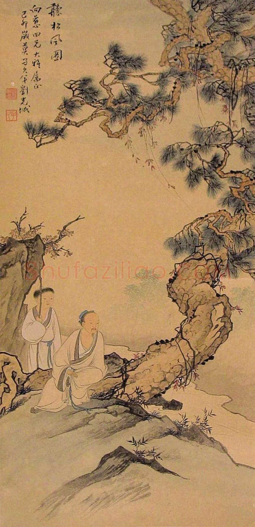 刘子久山水人物画作品欣赏 | 书画讲解