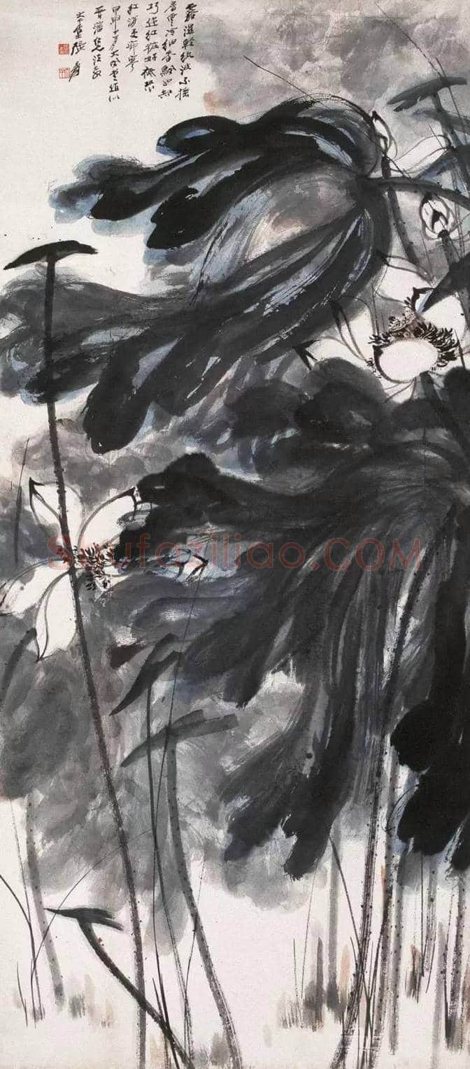 国画大师张大千的百荷图欣赏！ | 书画文摘