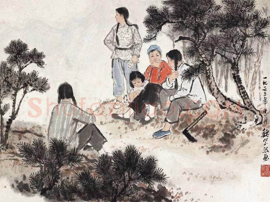 魏紫熙人物画作品欣赏 | 书画资料